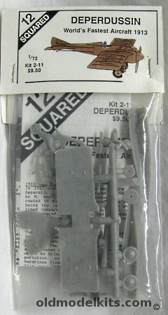 12 Squared 1/72 1913 Deperdussin - Bagged, 2-11 plastic model kit